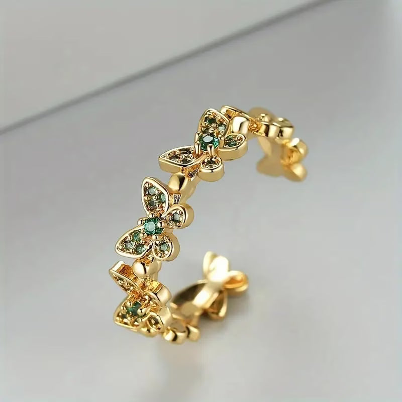 Bague bohème design papillon