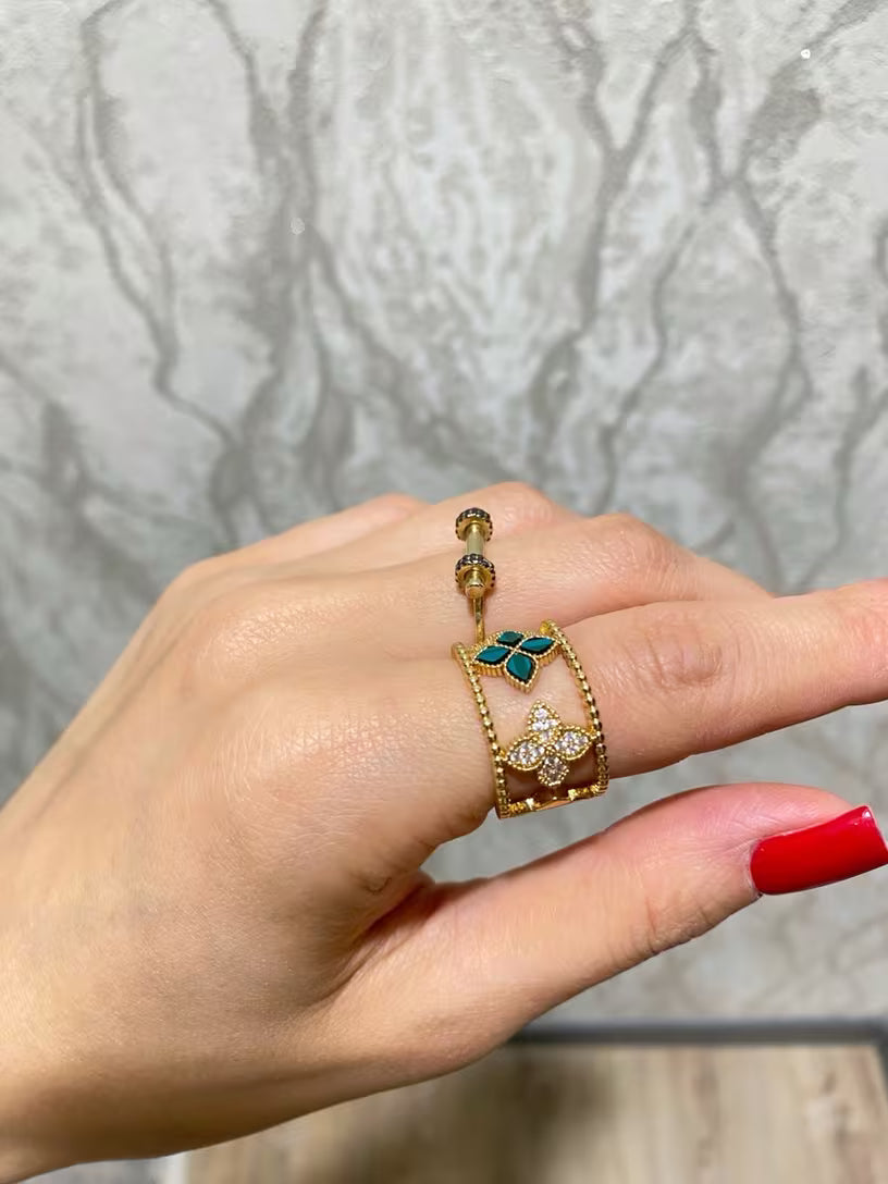 Ensemble bracelet et bague inoxydable