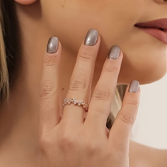 Bague bohème design papillon